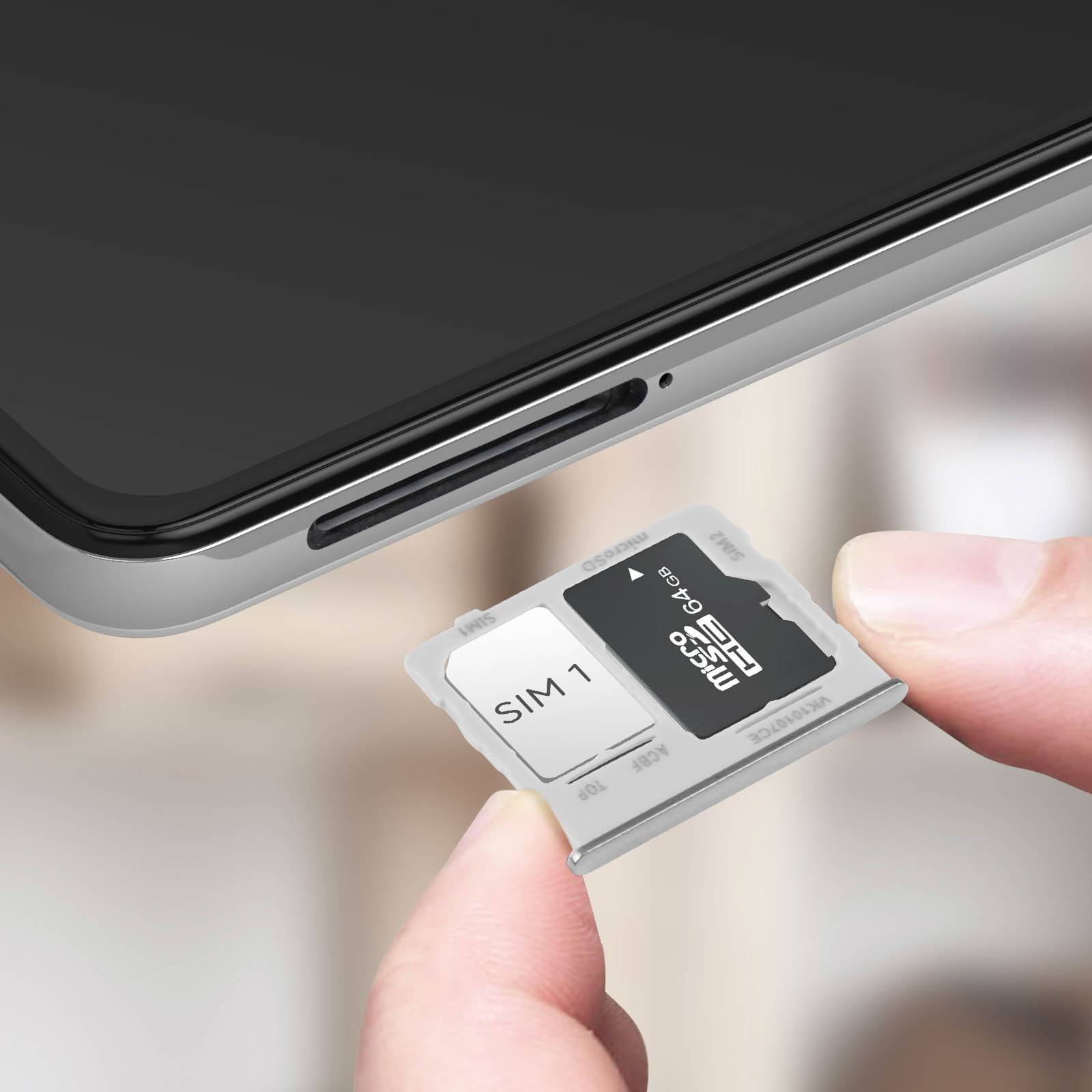 Tiroir Carte SIM pour Samsung A32 5G Dual Nano SIM + Micro-SD Original-3