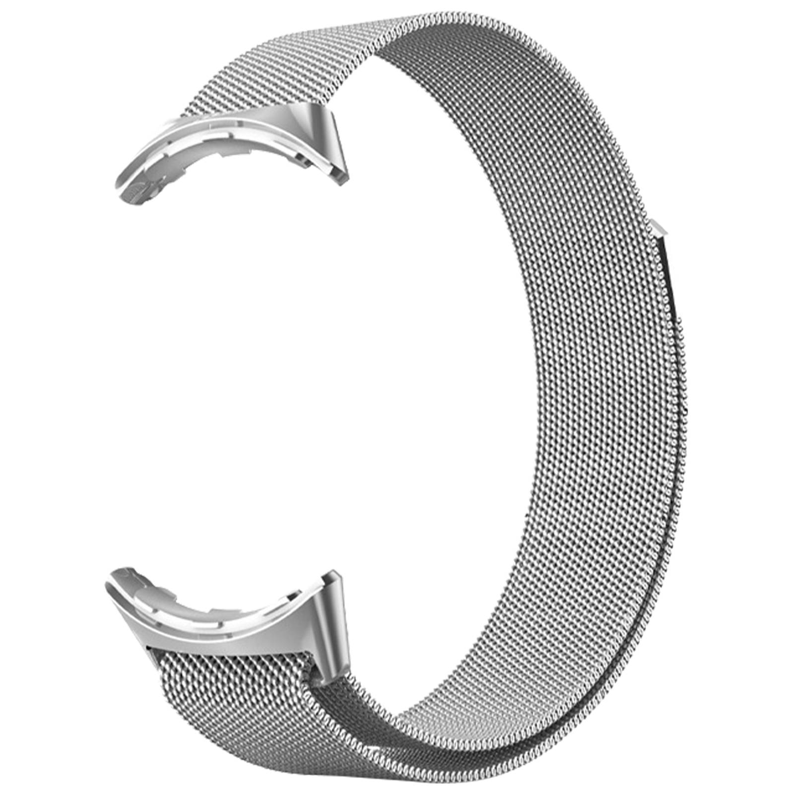 Bracelet pour Google Pixel Watch Acier Inoxydable Milanais Magnétique-0