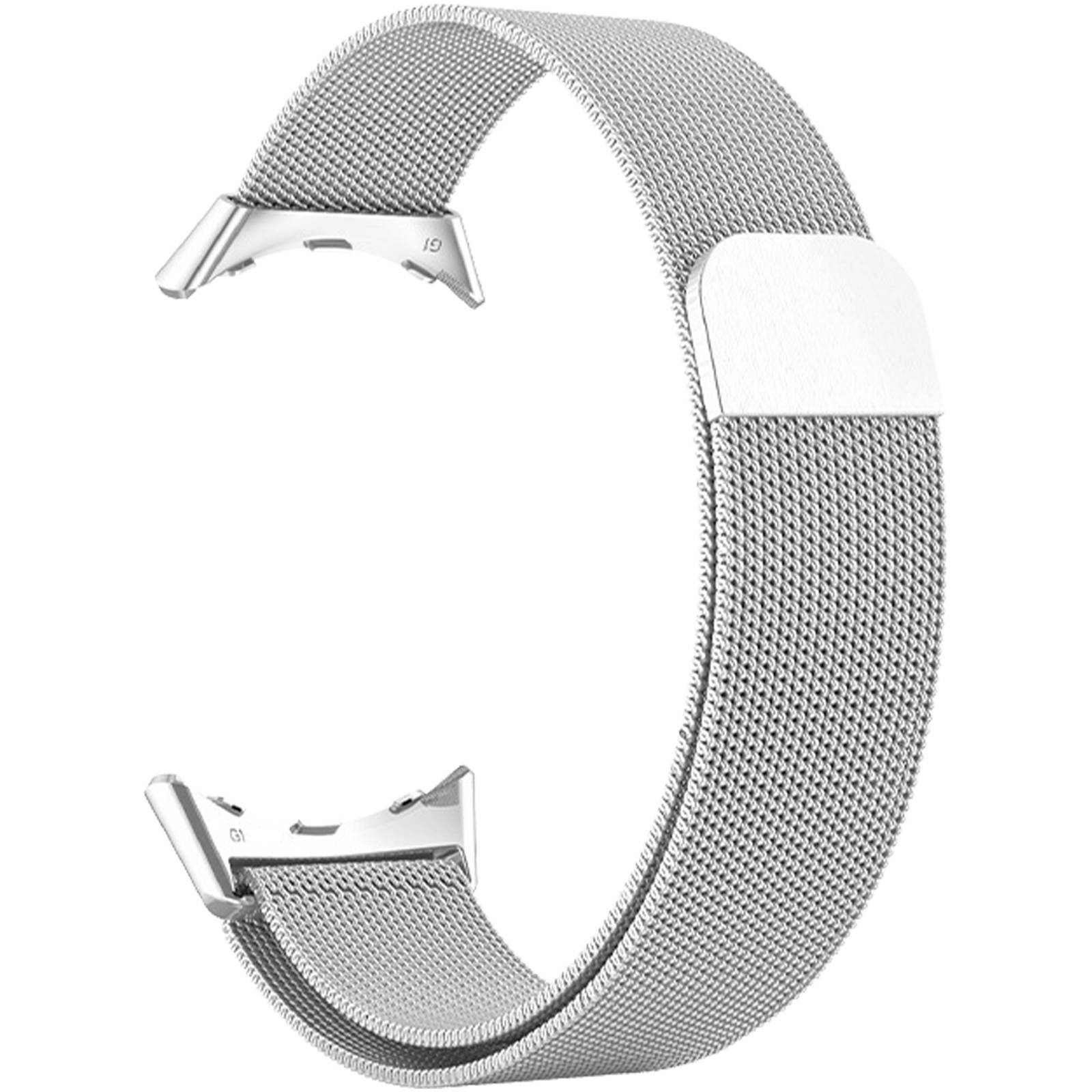 Bracelet pour Google Pixel Watch Acier Inoxydable Milanais Magnétique-1