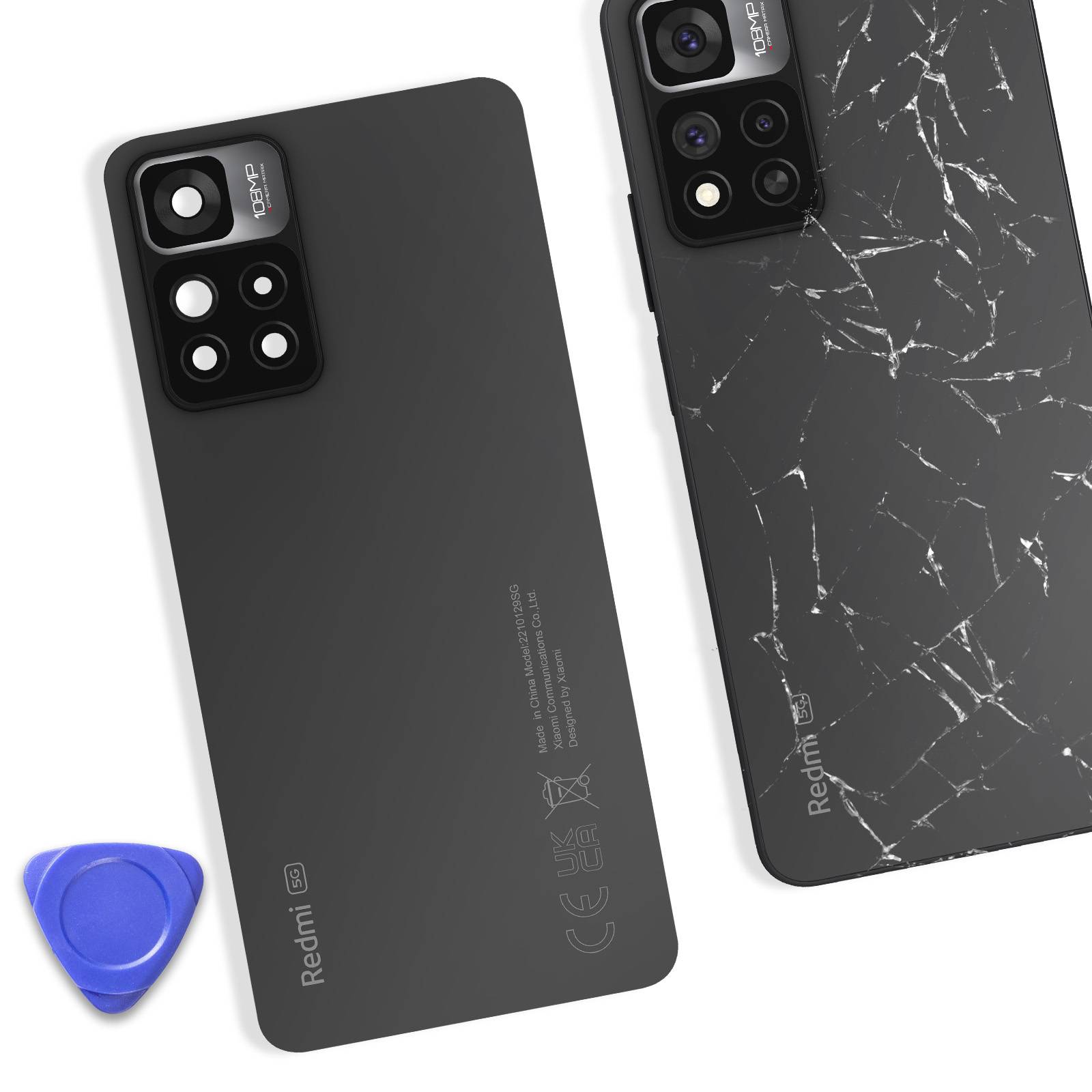 Vitre arrière pour Xiaomi Redmi Note 11 Pro Plus 5G Original-3