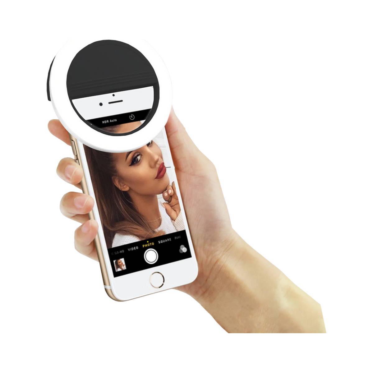 Anneau de Lumière LED pour Smartphone Universel à Clipser-2