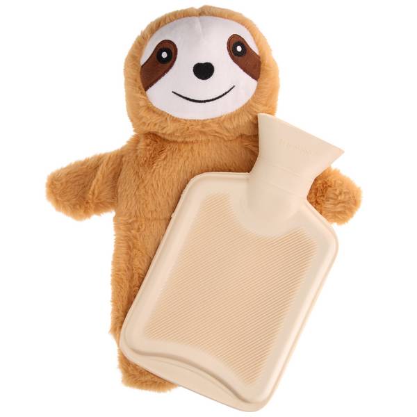 Bouillotte déhoussable en peluche Paresseux 750ml