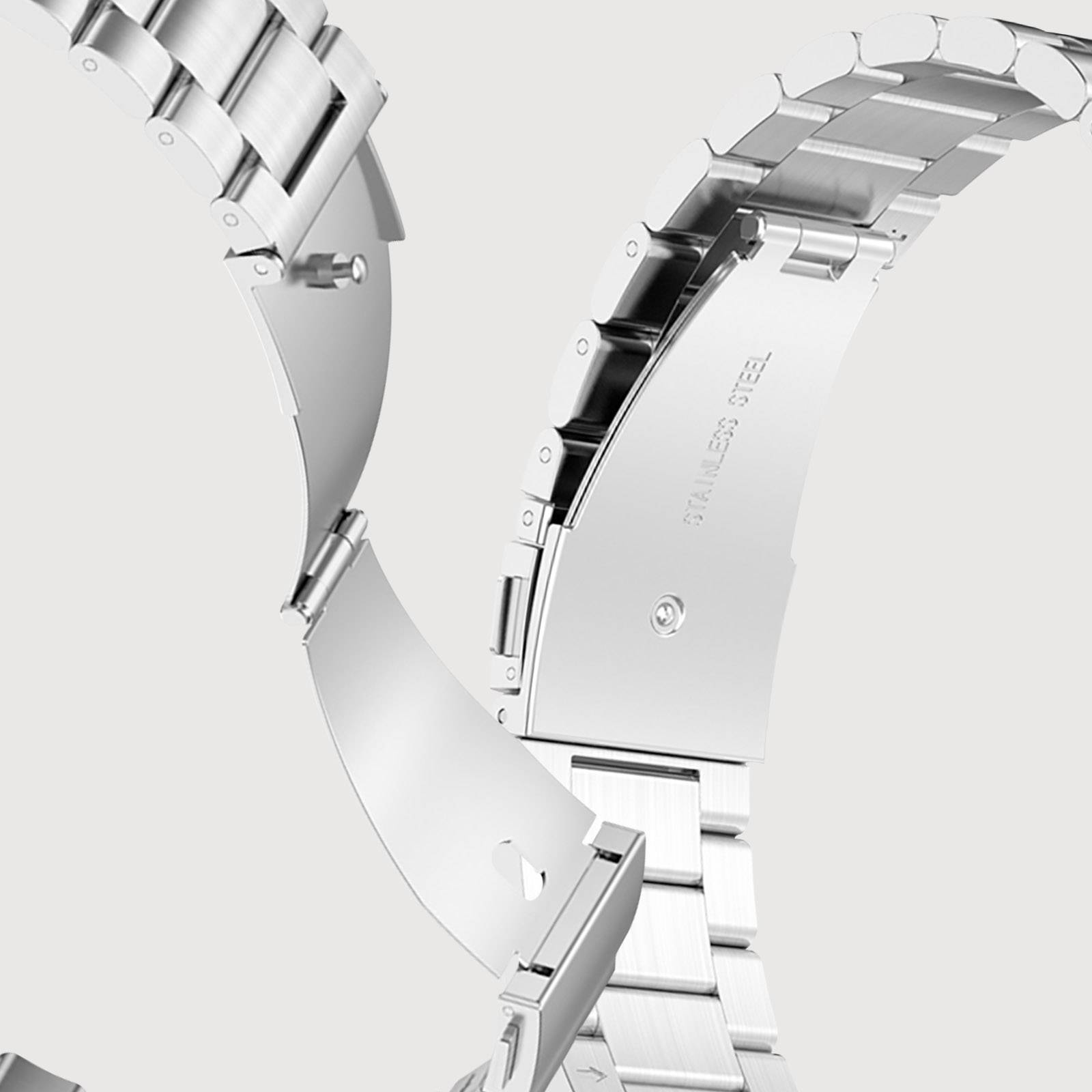 Bracelet pour Huawei Watch GT Runner GT 3 46mm Maille Acier-3