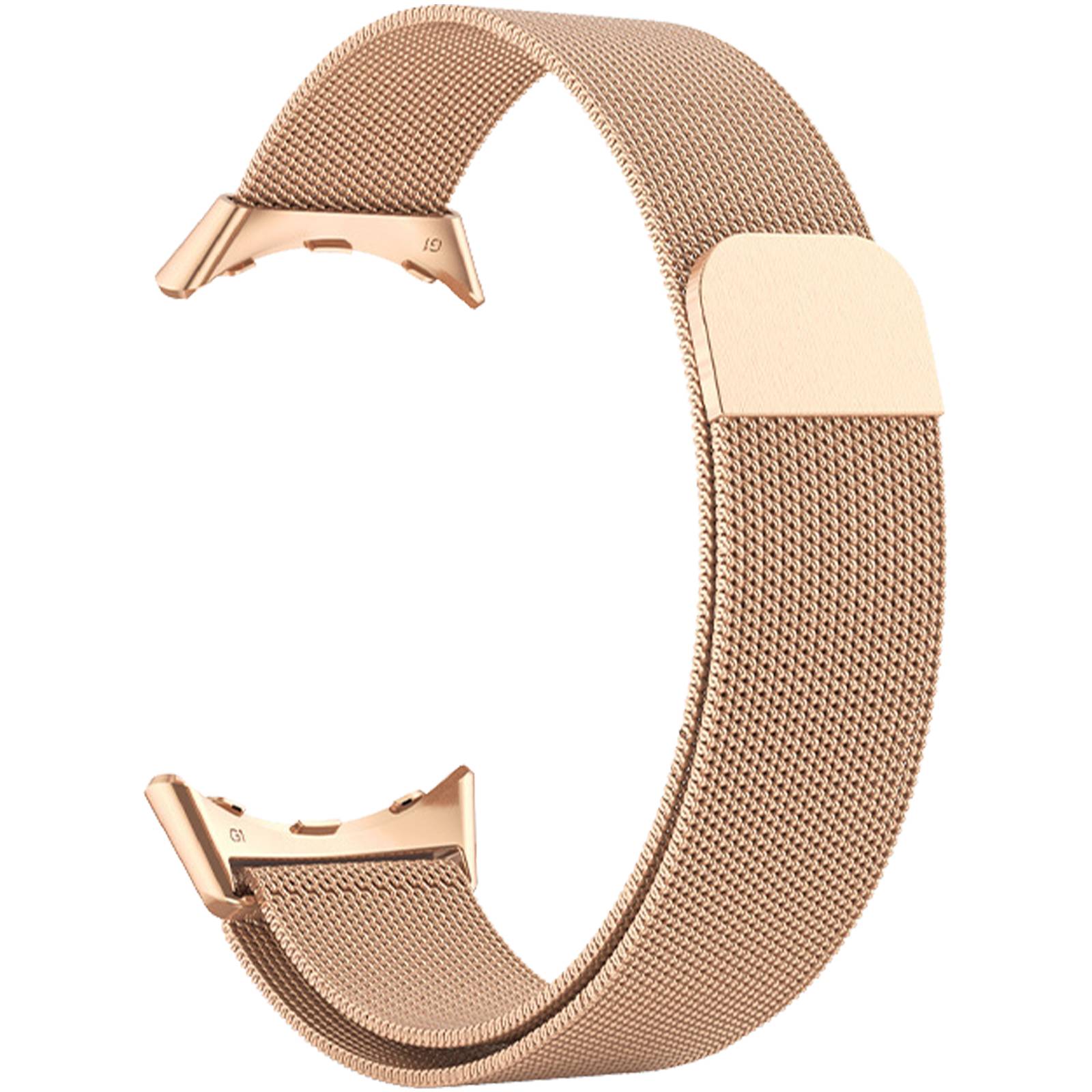 Bracelet pour Google Pixel Watch Acier Inoxydable Milanais Magnétique-1