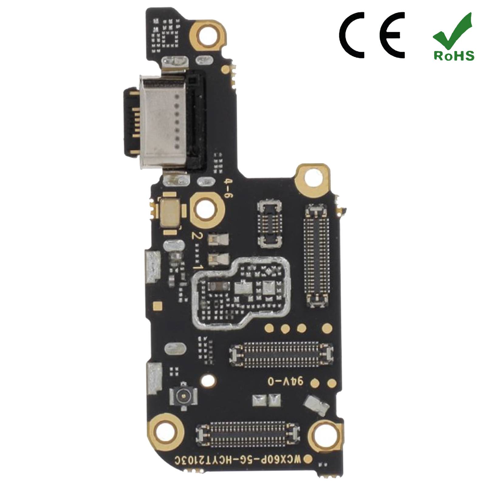 Connecteur de Charge pour Vivo X60 Pro Entrée USB-C avec Micro et Lecteur SIM-3