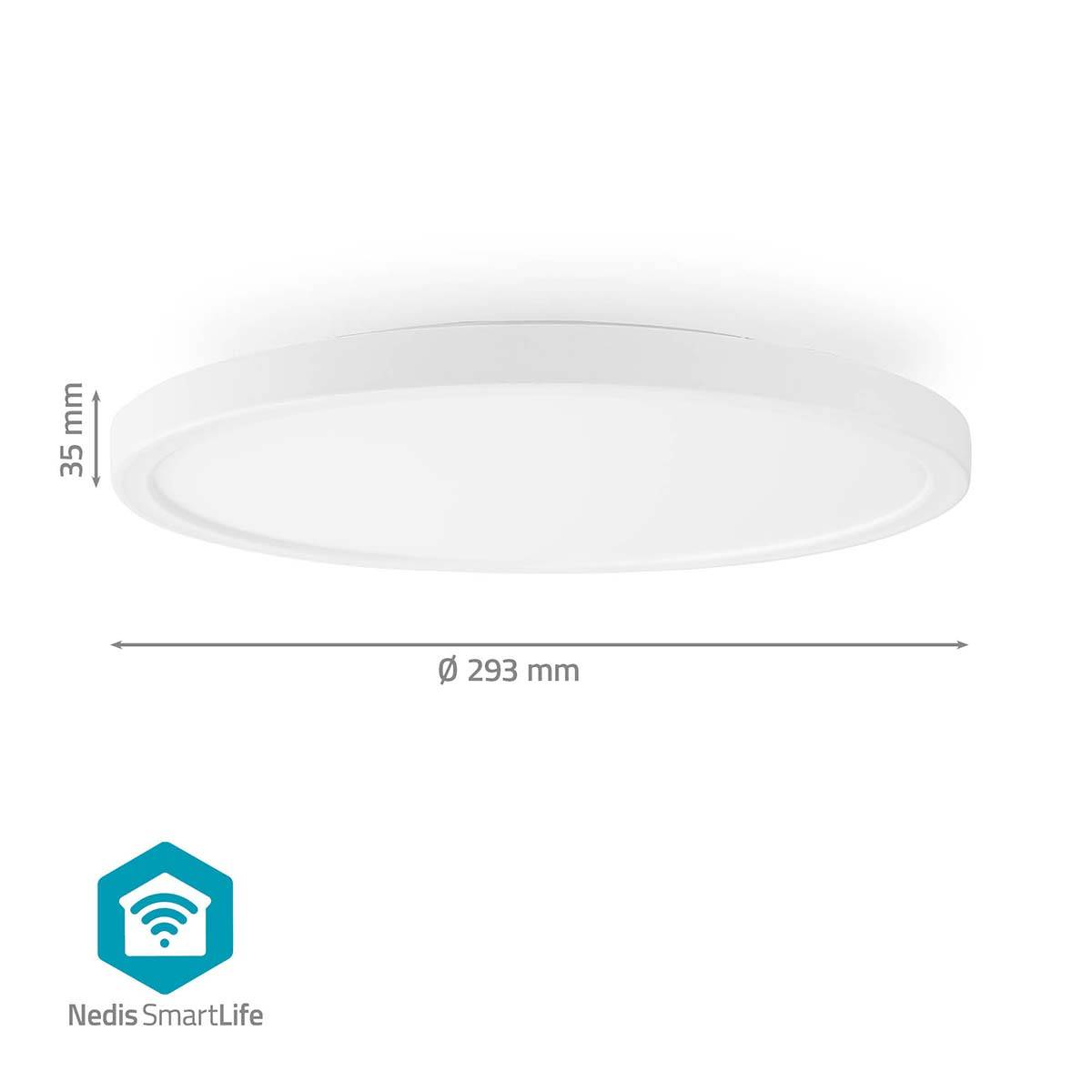 Plafonnier Intelligent Wi-Fi RVB Rond SmartLife 1800lm 6500k IP20-1