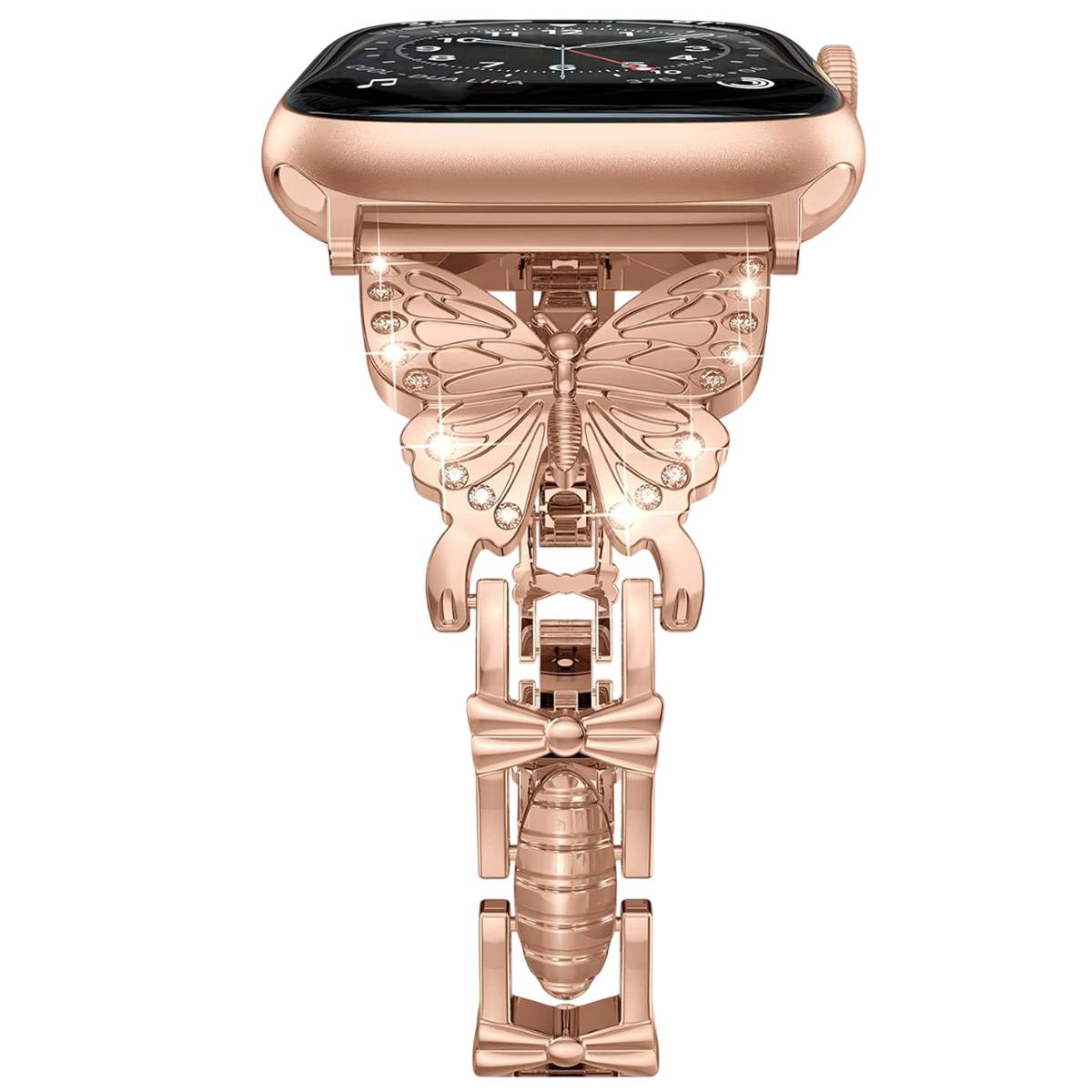 Bracelet pour Apple Watch 38/40/41mm en acier inoxydable Butterfly-1