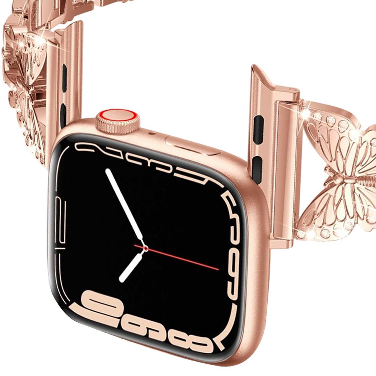 Bracelet pour Apple Watch 38/40/41mm en acier inoxydable Butterfly-3