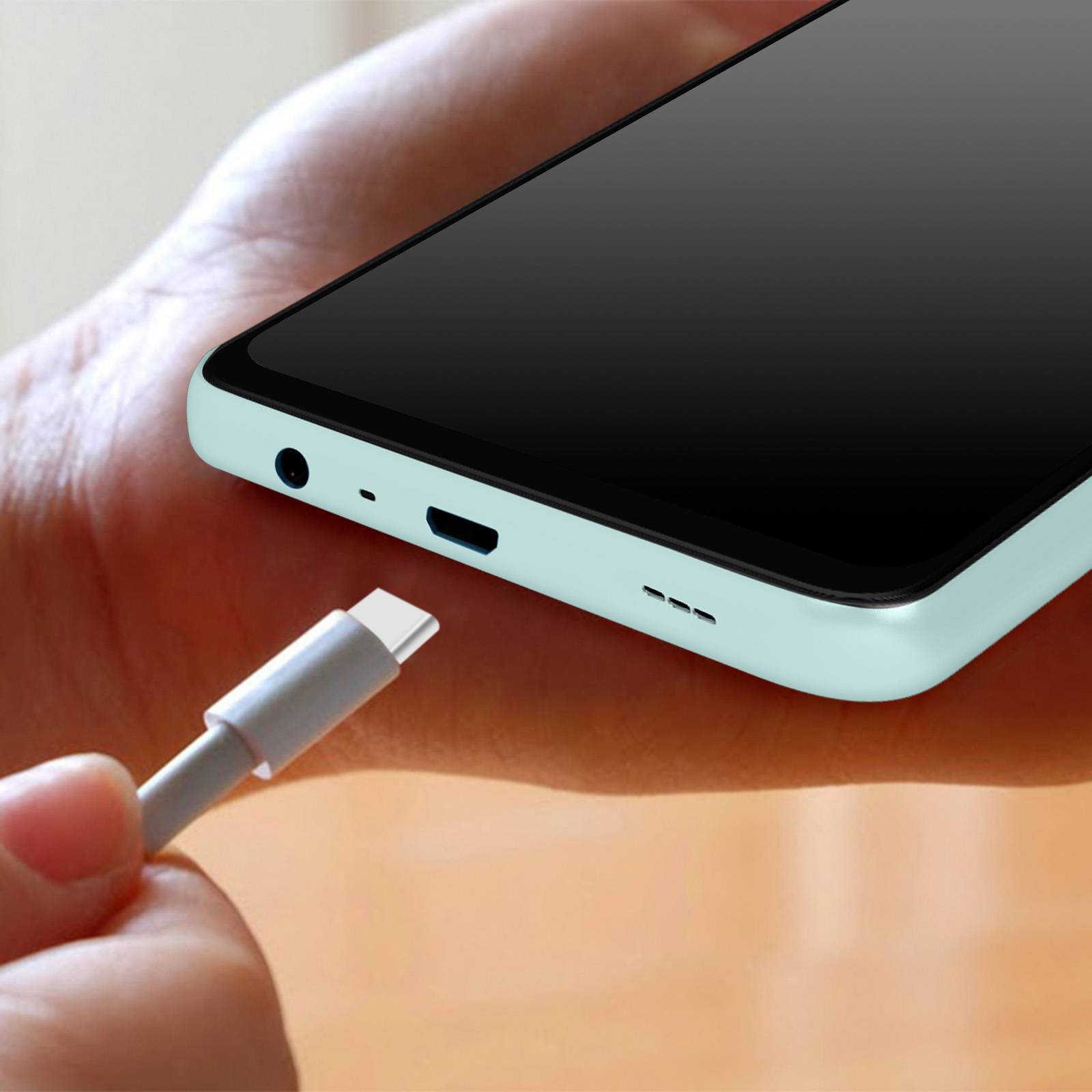 Connecteur de Charge pour Oppo A96 Entrée USB-C avec Micro et Prise Jack-4