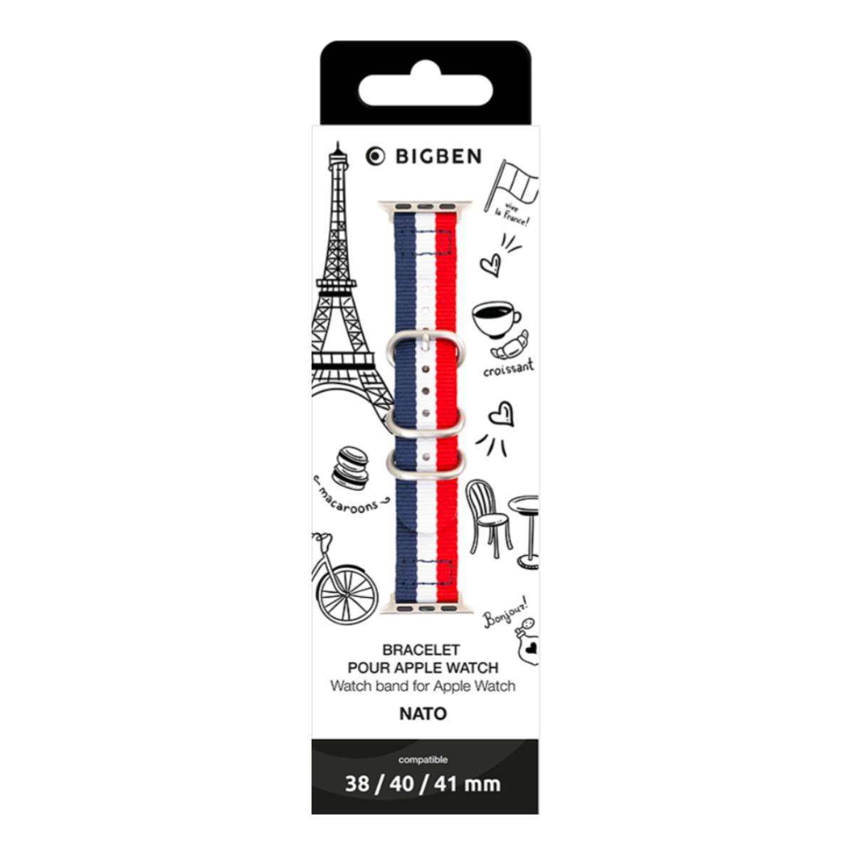 Bracelet pour Apple Watch 38-40-41mm Nato-1