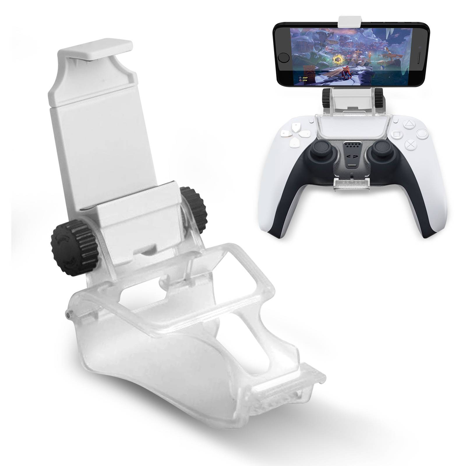 Support Smartphone Manette PS5 Ajustable de 0 à 180° Design Pliable-1