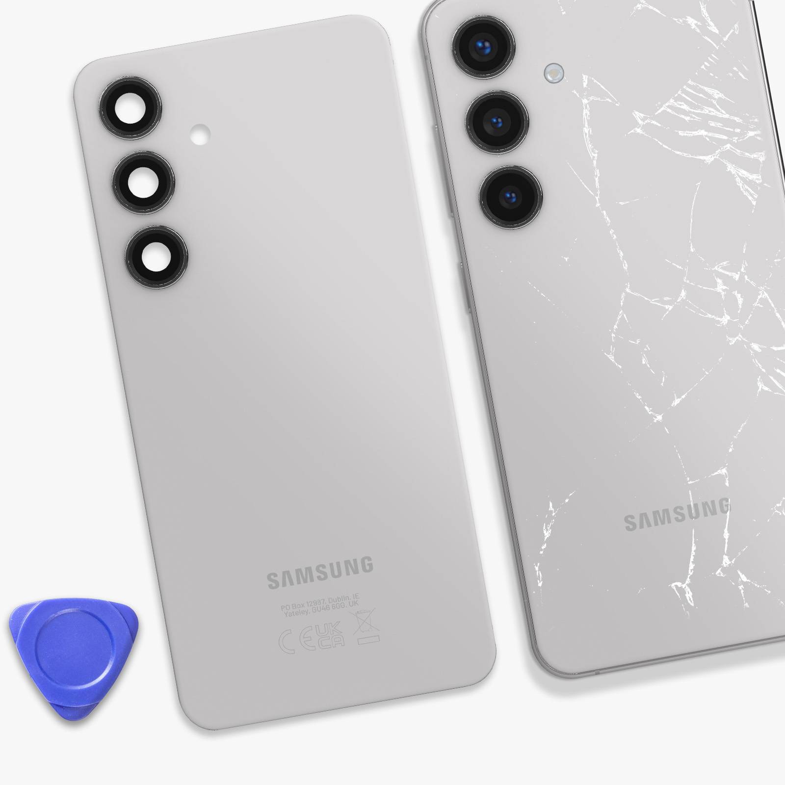 Vitre arrière Original pour Samsung Galaxy S24-3