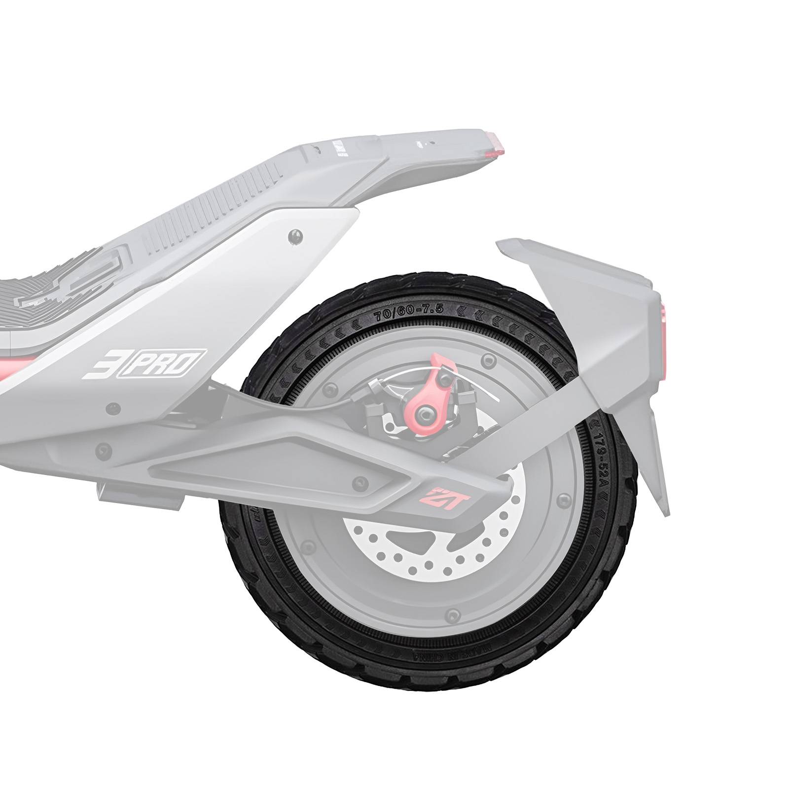 Pneu Plein Anti-Crevaison pour Trottinette Ninebot Segway ZT3 Pro-3