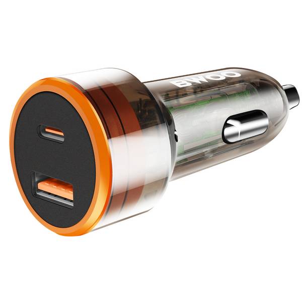 Chargeur Voiture 38W Double Port USB-C et USB Charge Rapide Compact