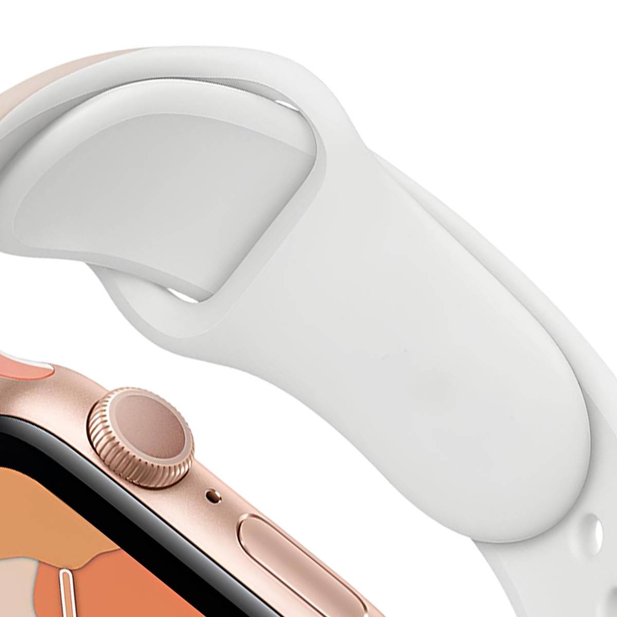 Bracelet pour Apple Watch 42/44/45mm en TPU Patchwork-3