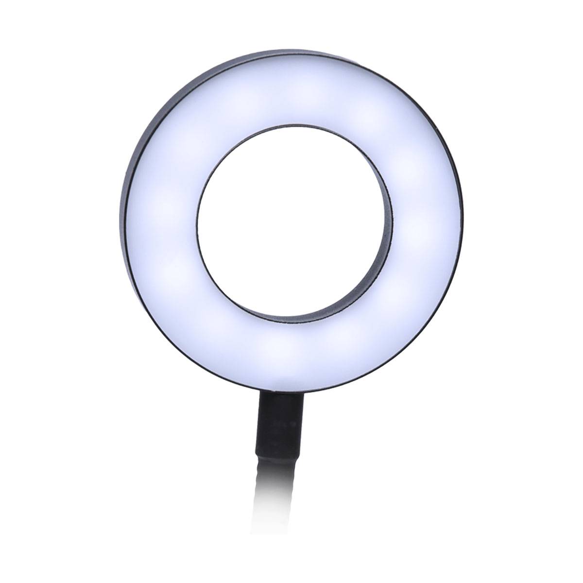 Kit Influence Anneau Lumineux Blanc avec Pince de Fixation-1