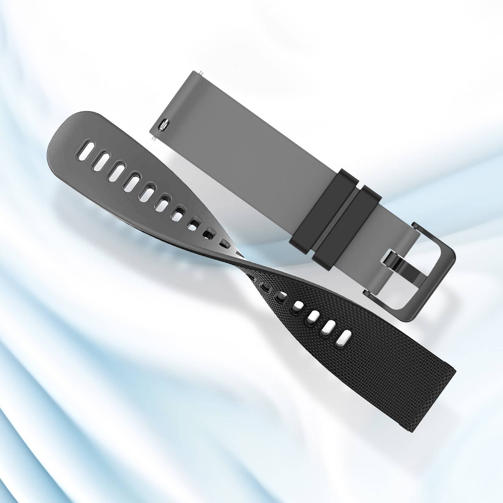 Bracelet pour Huawei Watch GT3 46mm Silicone Texturé-2
