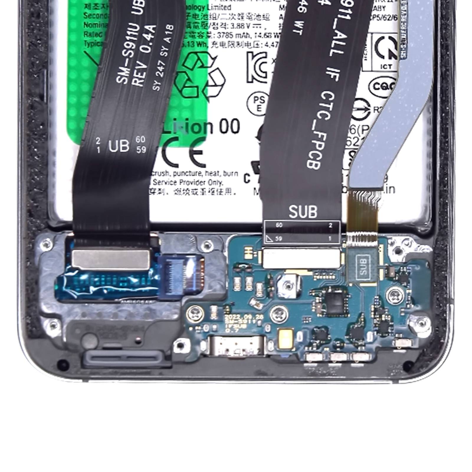 Connecteur de Charge pour USB-C pour Samsung Galaxy S23-4