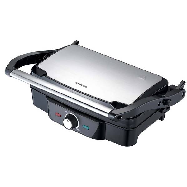 Gril à Panini 1600W avec Poignée à Contact Froid et Bouton Réglable