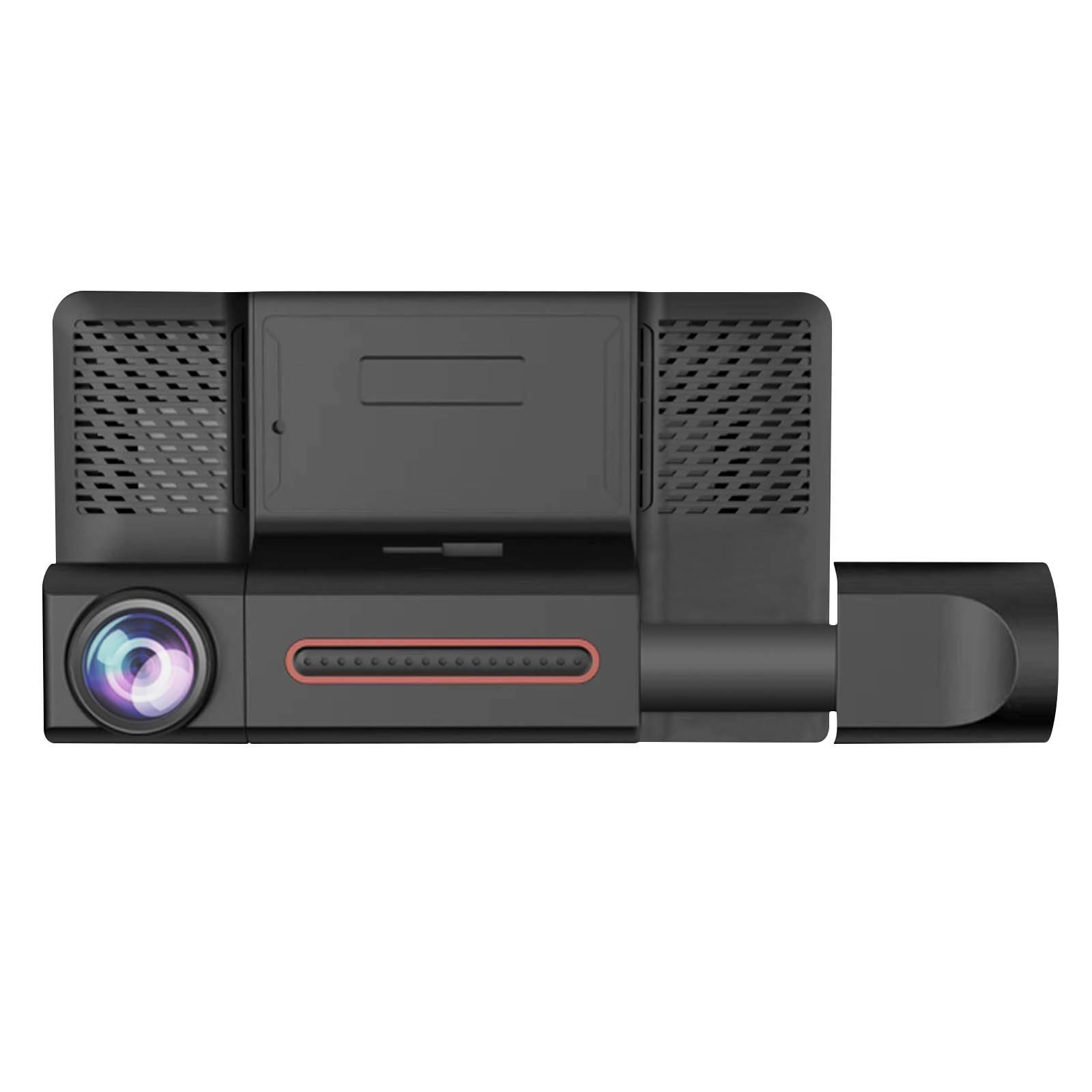Dashcam Vidéo Full HD 1080p, 2x Caméras Avant et Arrière Caméra de Recul-1