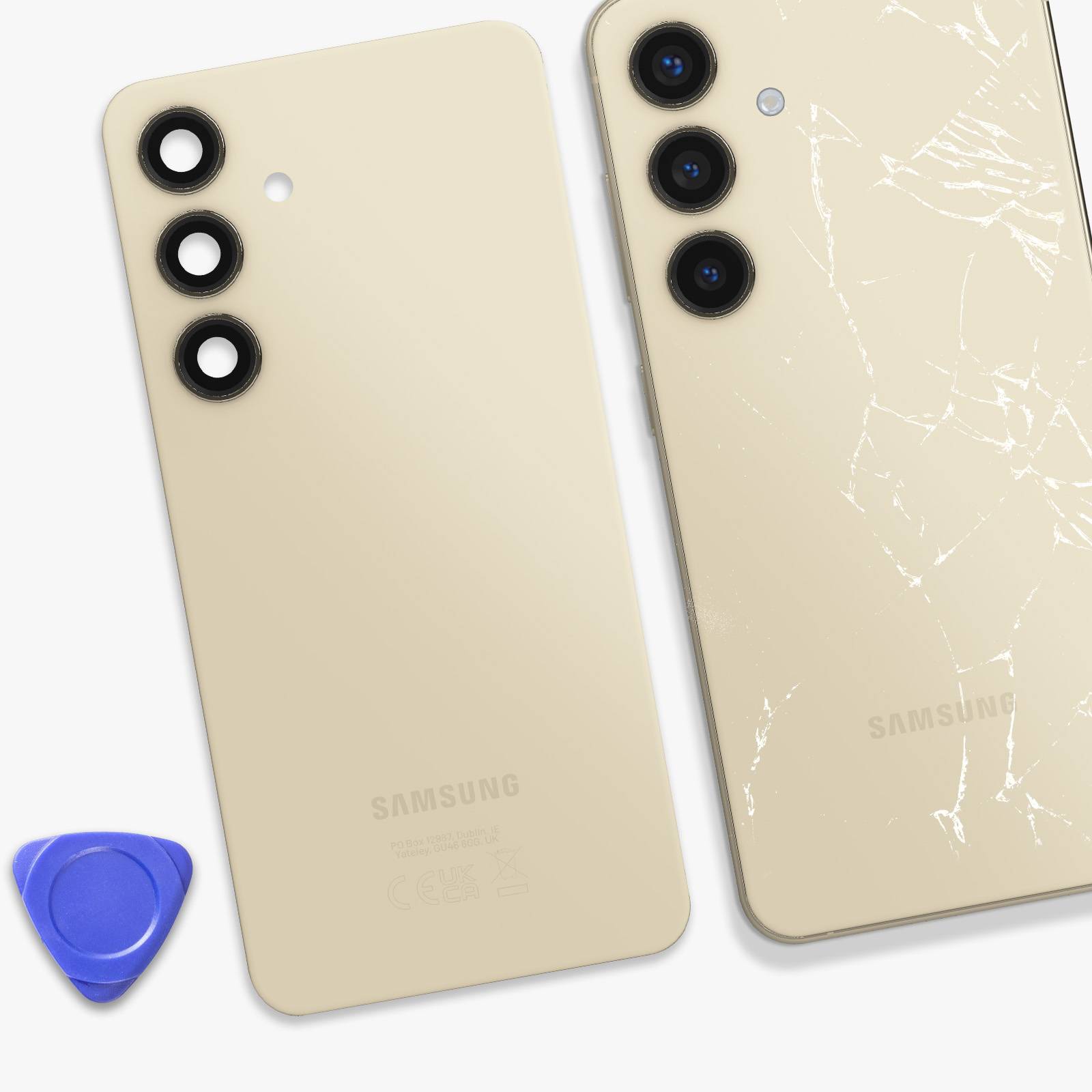 Vitre arrière Original pour Samsung Galaxy S24-3