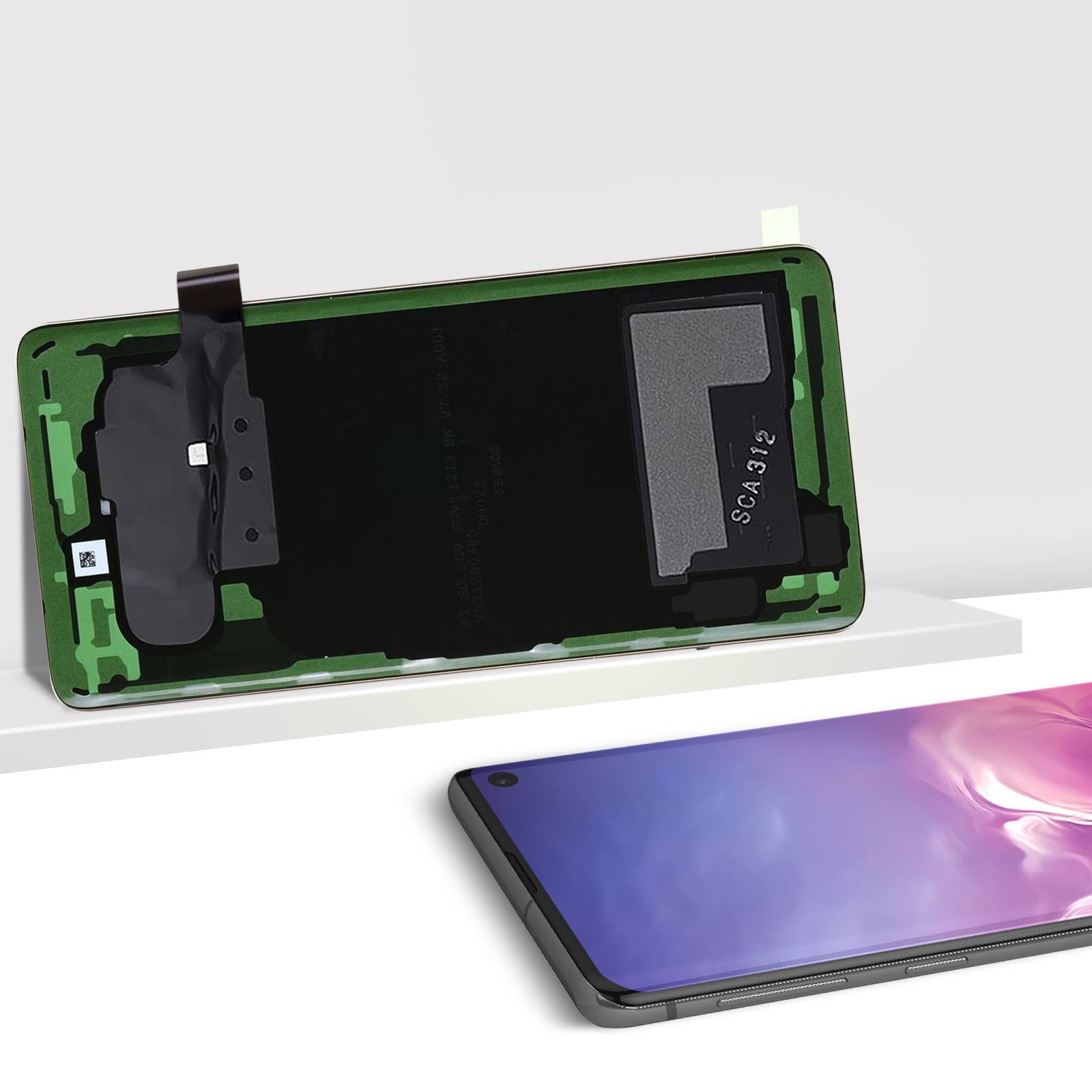Cache Batterie pour Samsung Galaxy S10 Façade Arrièr-4