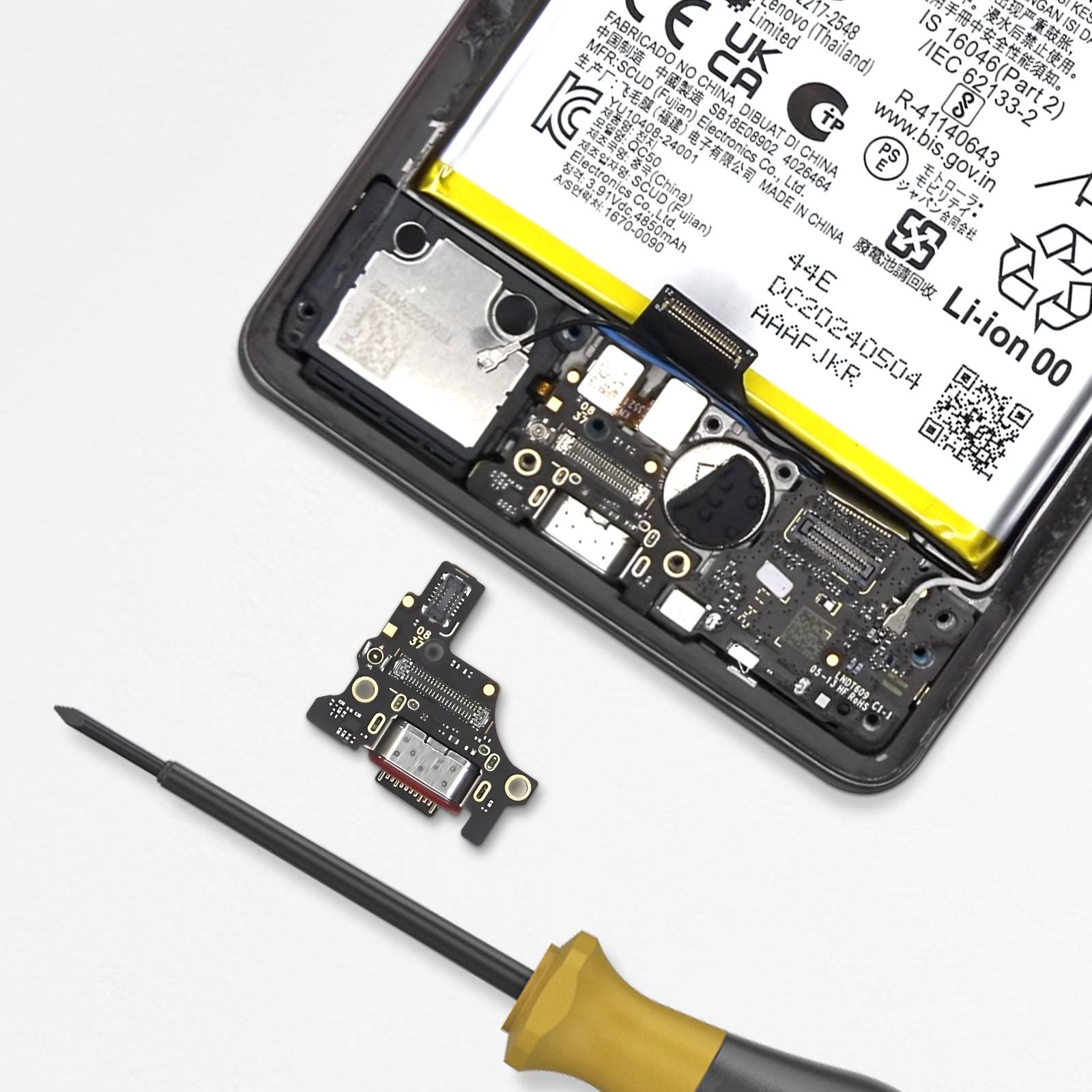 Connecteur de charge USB-C pour Motorola Edge 50 Fusion-3