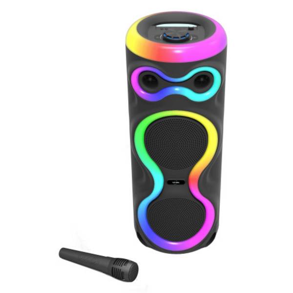 Enceinte lumineuse Bluetooth KARAOKE 1000W FIREBOOST