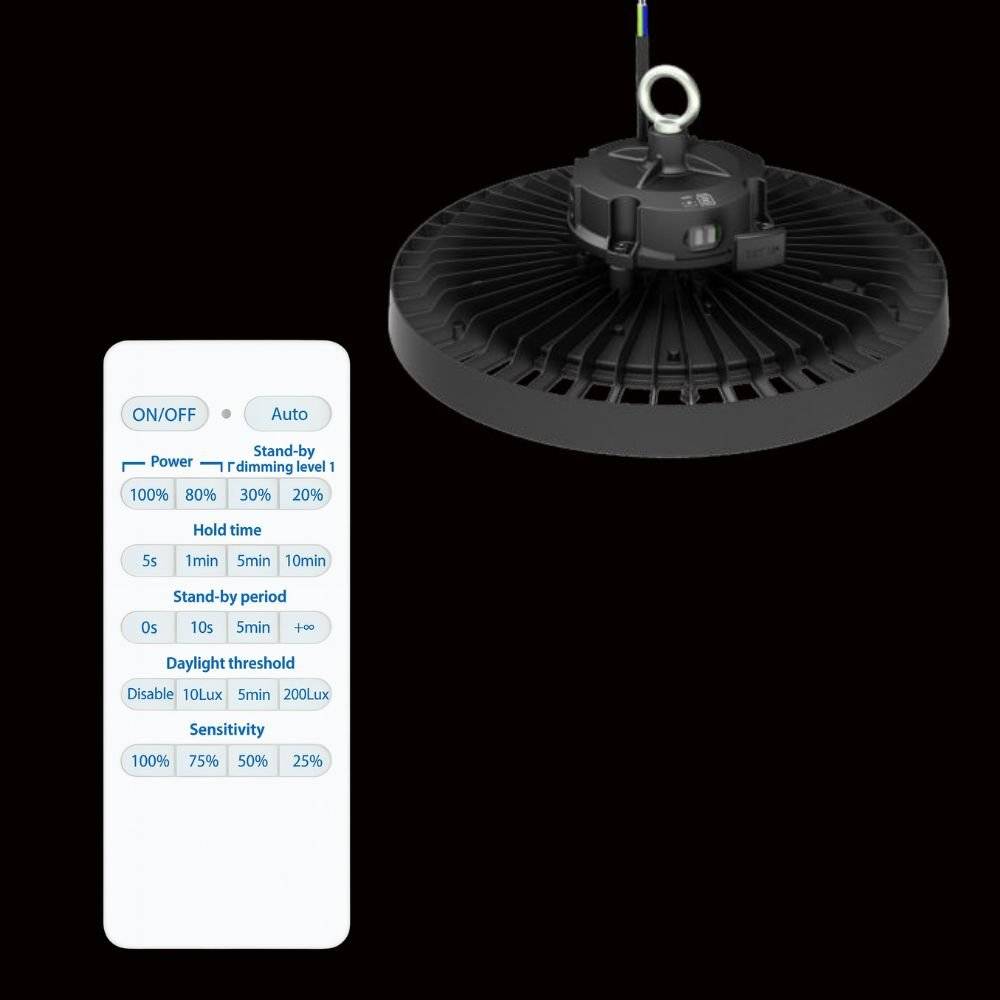 Télécommande pour Suspension industrielle Dimmable 250W avec détecteur de mouvement - SILAMP-2