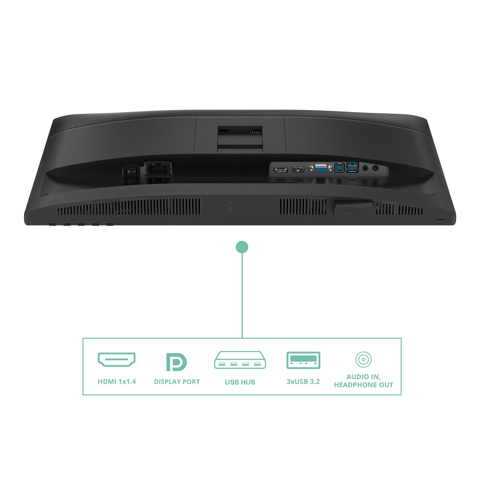 AOC 24P4U 23.8p FHD IPS 120Hz 4ms HDMI DP USB 3.2x4 Height-3