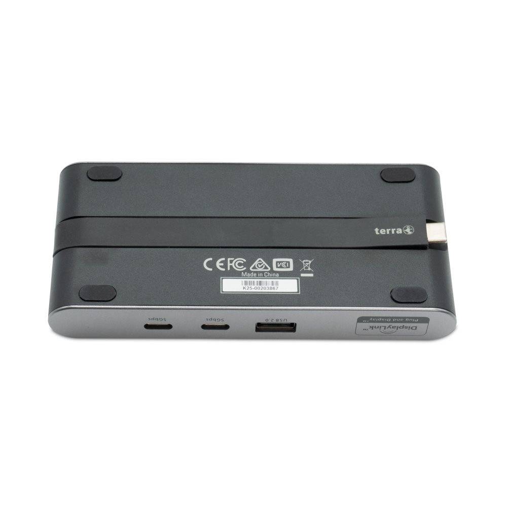TERRA MOBILE Dockingstation 770 USB-C Dual Display, 1000 Mbit/s, 135,4 mm, 58 mm, 19,5 mm, 500 g-3