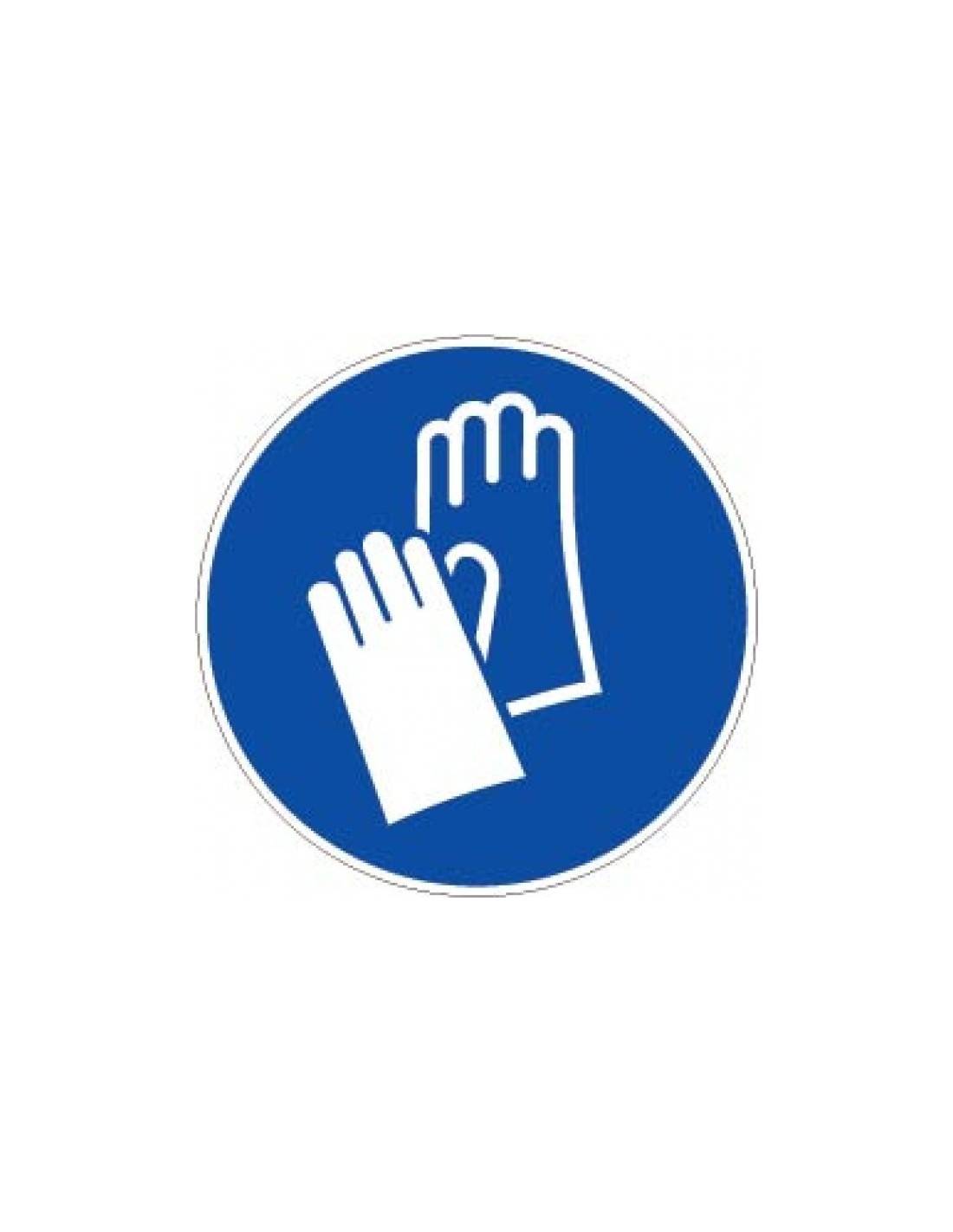 Disque Obligation Gants Signalisation Sécurité Gants Obligatoires - Novap-0
