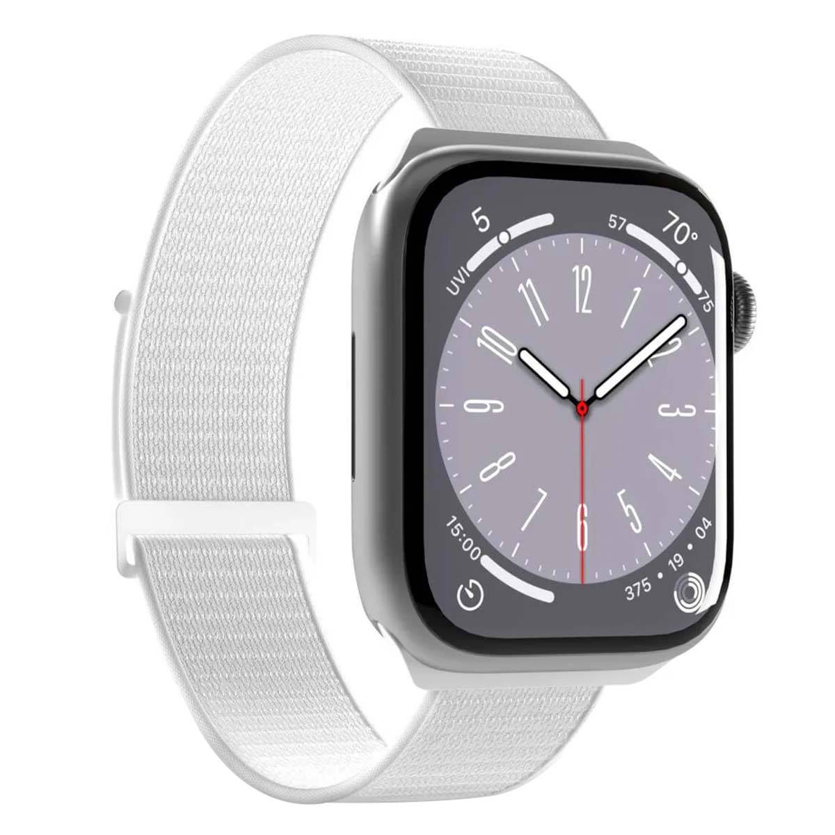 Bracelet pour Apple Watch 44-45-46-49mm Nylon Sport Ajustable et Respirant-2