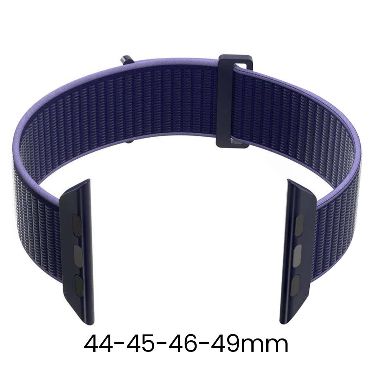 Bracelet pour Apple Watch 44-45-46-49mm Nylon Sport Ajustable et Respirant-3