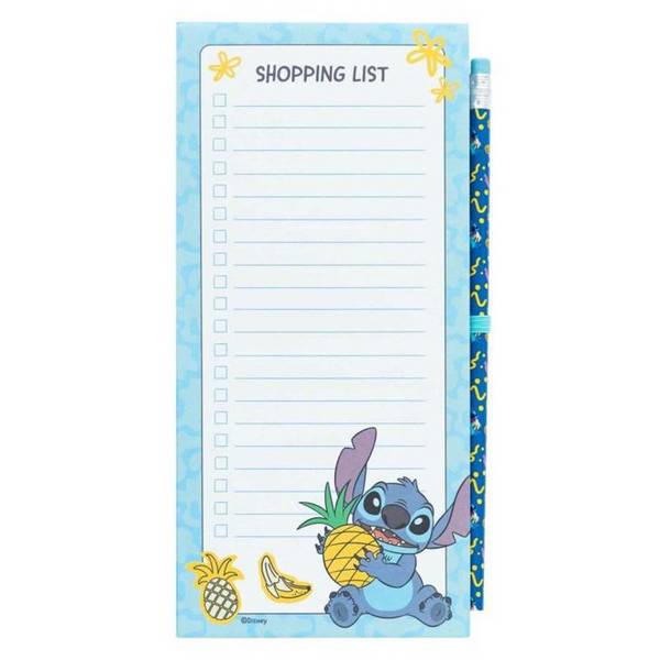 Bloc-notes pour Frigo avec Aimant et Crayon Modèle Stitch