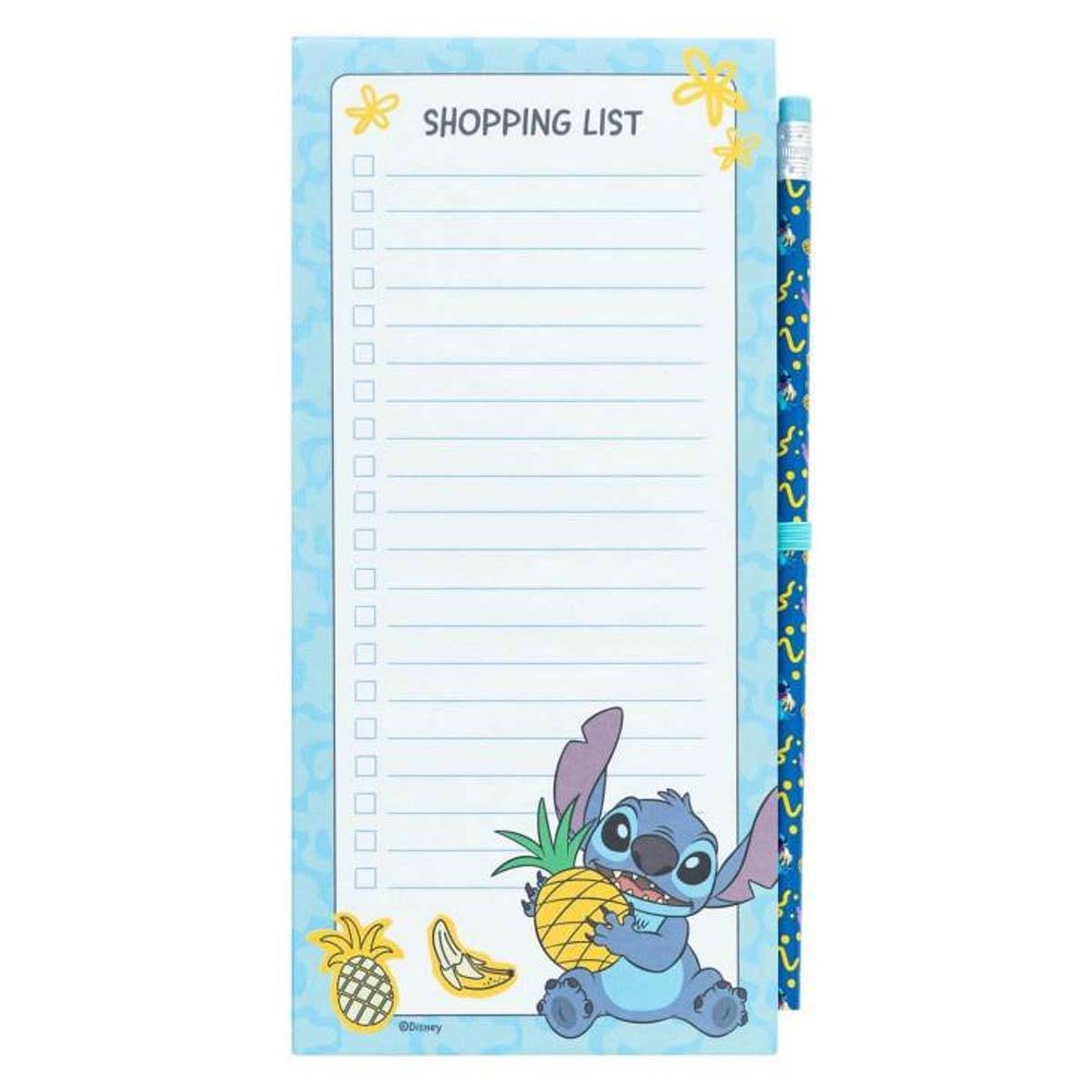 Bloc-notes pour Frigo avec Aimant et Crayon Modèle Stitch-0