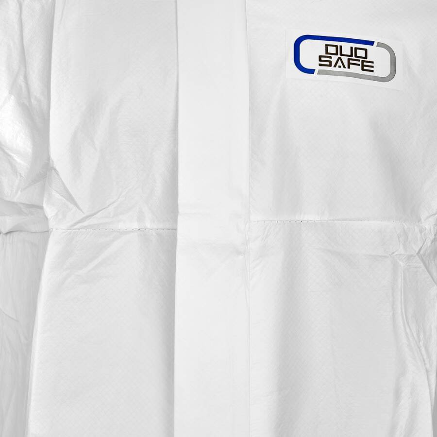Combinaison hybride DUO-Safe®, antistatique, avec fermeture éclair, blanc, taille XXL-2