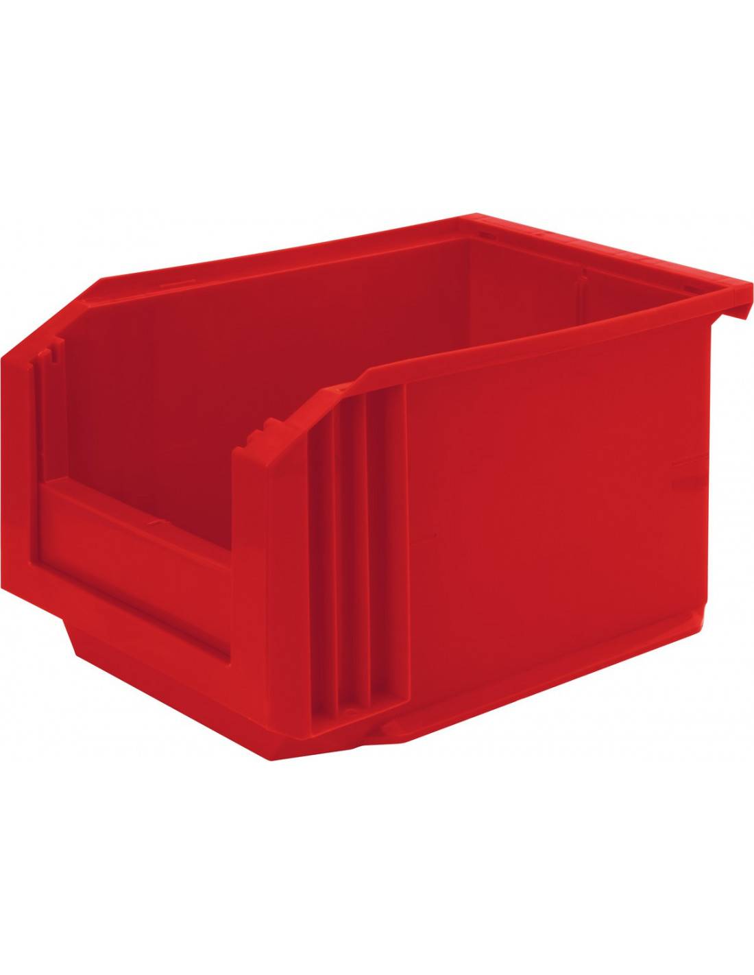 Bac Rangement Empilable 3l Rouge Rangement Modulaire Et Robuste - Novap-0