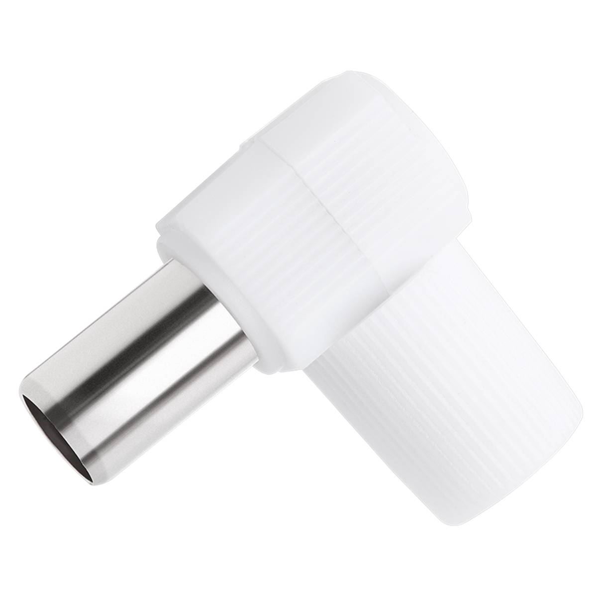 Fiche TV Coaxial 9.52mm Coudée à 90° Blindé Mâle-0