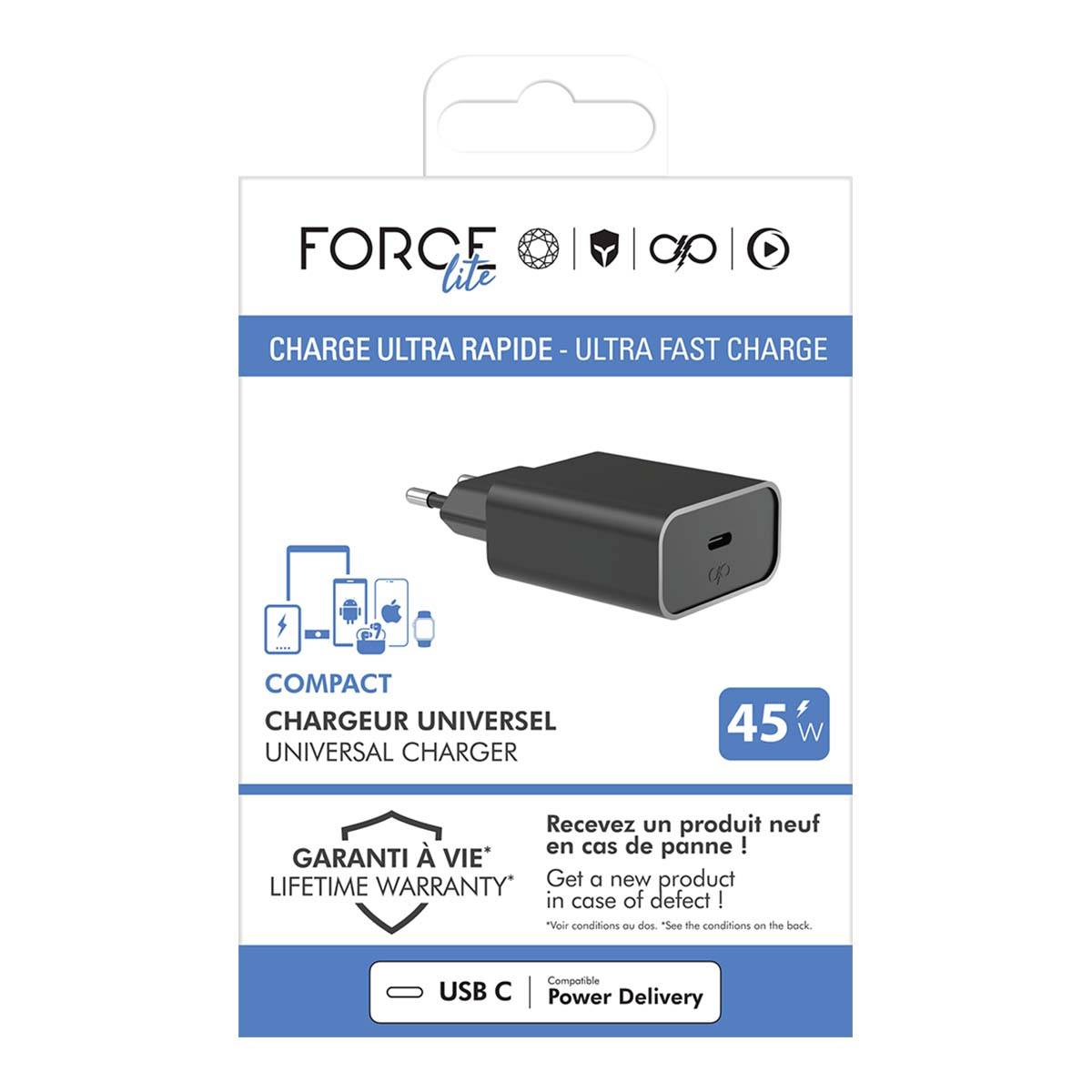 Chargeur Secteur USB C 45W Power Delivery-2