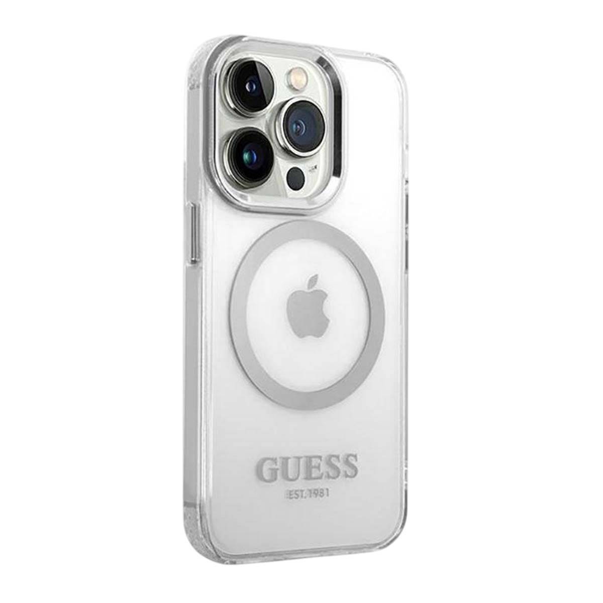 Coque pour iPhone 14 Pro Série Metal Outline Compatible MagSafe-2