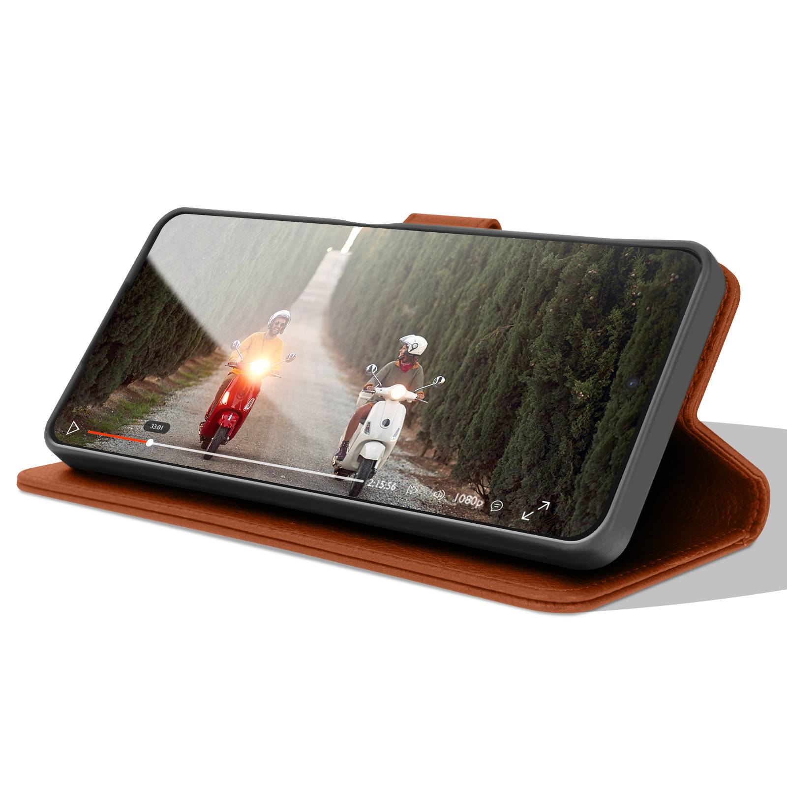 Étui Portefeuille pour Samsung S20 FE Support et Languette Magnétique-1