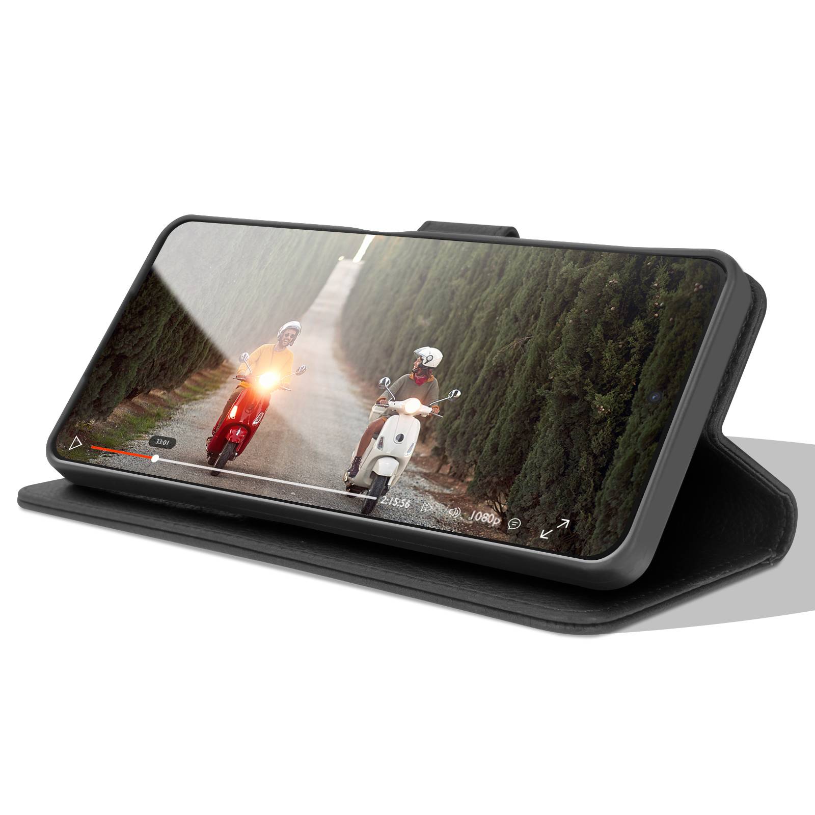 Étui Portefeuille pour Samsung S10 Support et Languette Magnétique-2