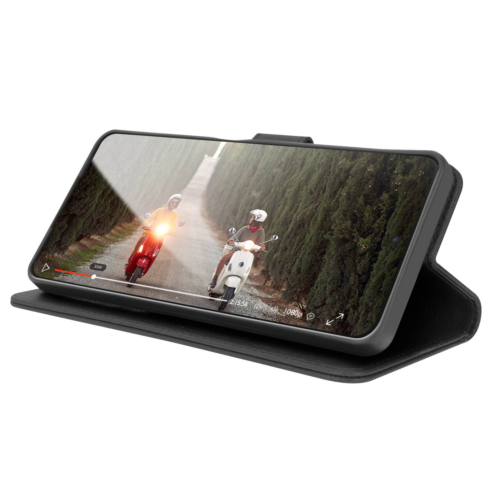 Étui Portefeuille pour Samsung S10 Support et Languette Magnétique-3
