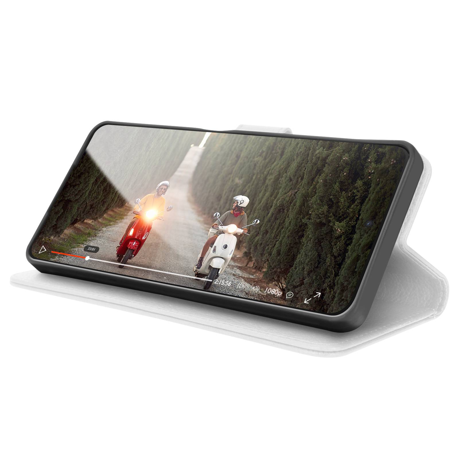 Étui Portefeuille pour Huawei P Smart 2021 Support et Languette-1