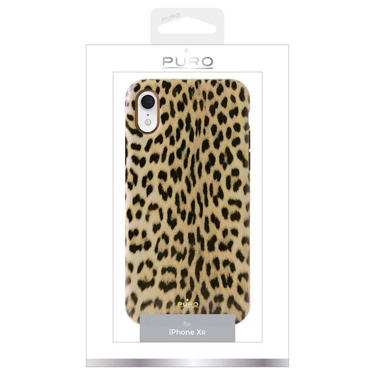 Coque pour iPhone XR Série Glam Leopard Chic et Résistante-3