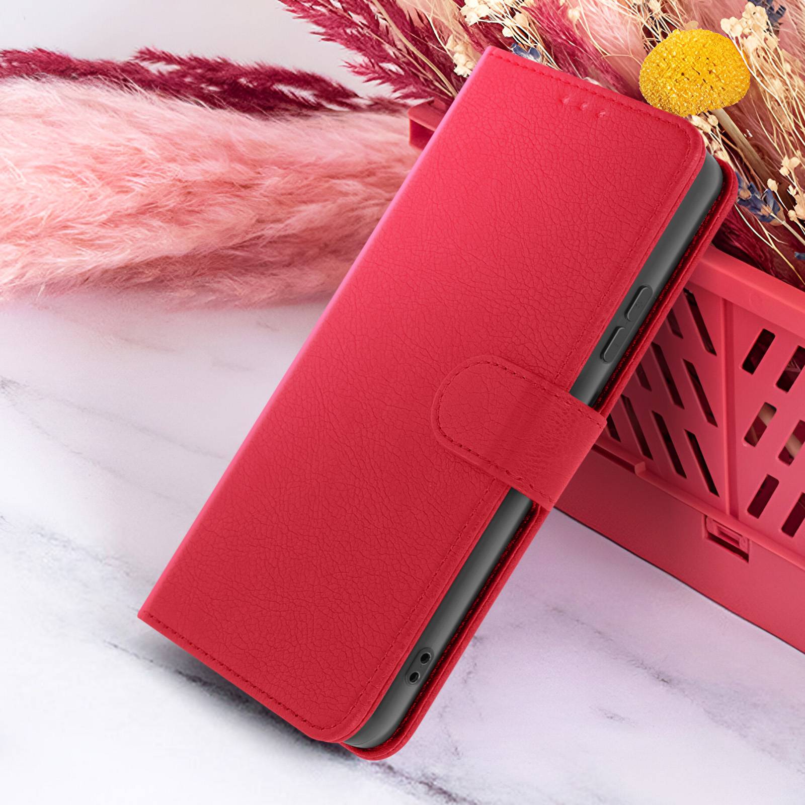 Étui Portefeuille pour Huawei P30 Support et Languette Magnétique-4