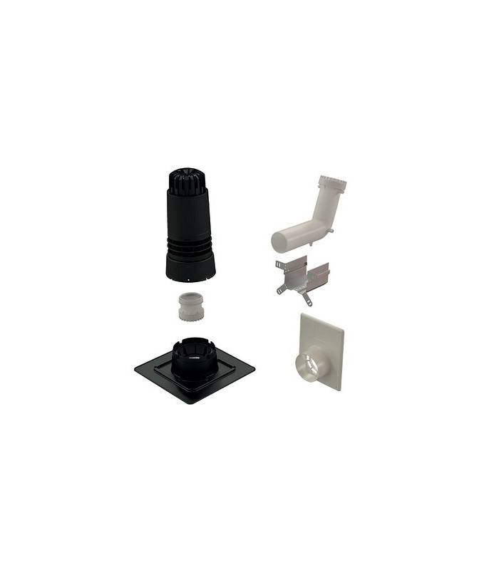 Kit RENOLUX Ø60 noir de système non étanche C3 C9- UBBINK - 184426-0