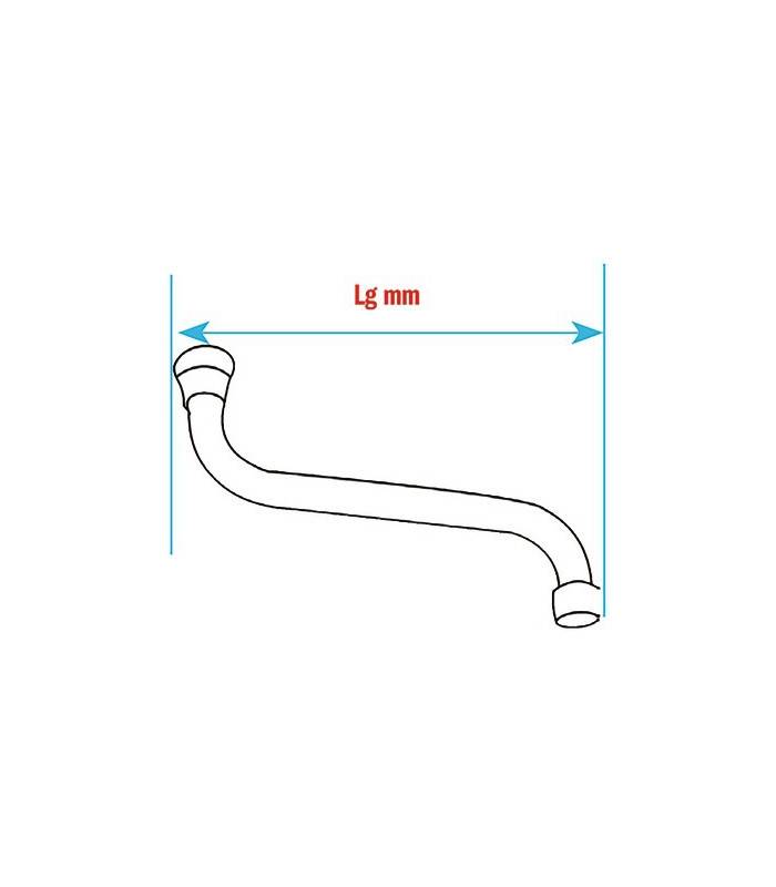 Bec déverseur dessous F15/21 x 250mm- DIFF - 99257-1