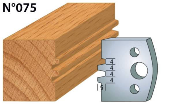 JEU DE 2 FERS BRUTS N°299 POUR P.O. HT.90MM - 955.299 - LEMAN